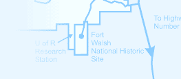 Fort Walsh National Historic Site Map Watermark